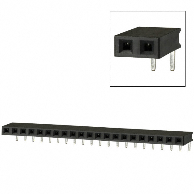 CONN HDR 21POS 0.1 TIN PCB R/A