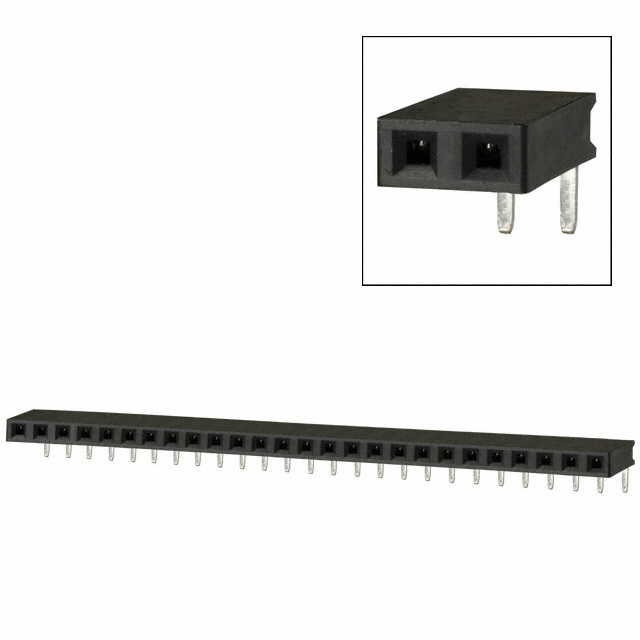 CONN HDR 26POS 0.1 TIN PCB R/A