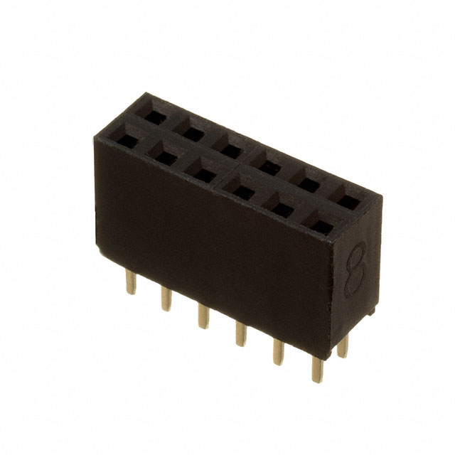 RECEPTACLE STRIP 12P 2.54MM PITC