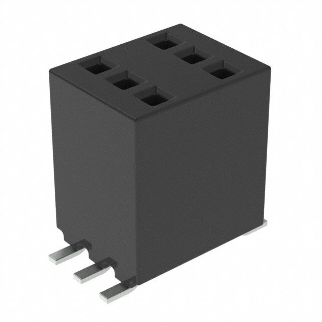 CONN RCPT 6POS 0.05 GOLD SMD