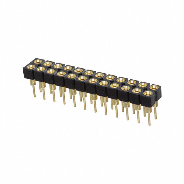 CONN RCPT 24POS 0.1 GOLD PCB