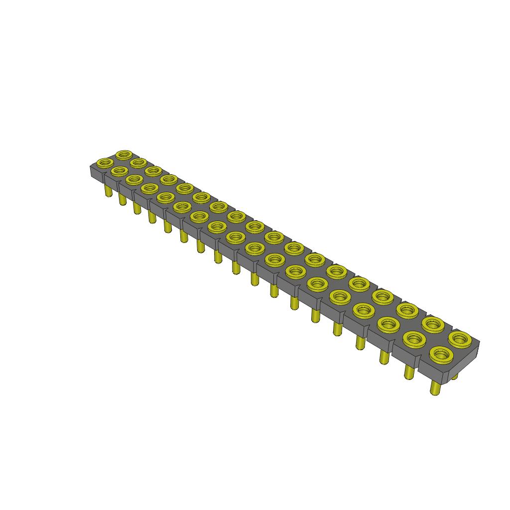 CONN SKT .100" 36POS