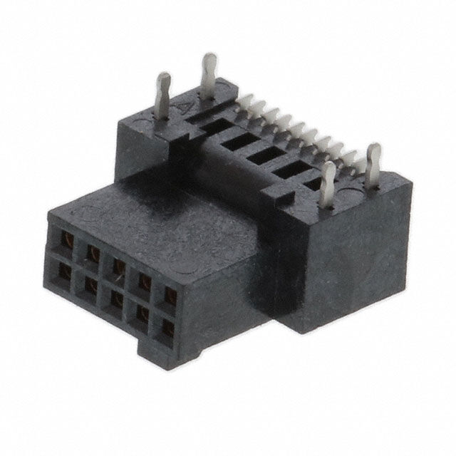 CONN RCPT 10P 0.05 GOLD SMD R/A