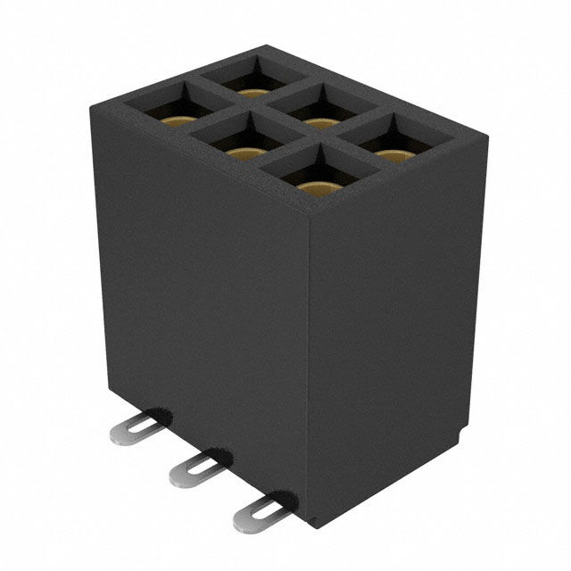 CONN RCPT 6POS 0.05 GOLD SMD