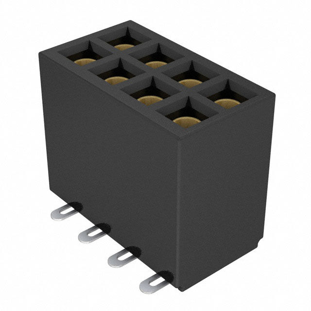 CONN RCPT 8POS 0.05 GOLD SMD