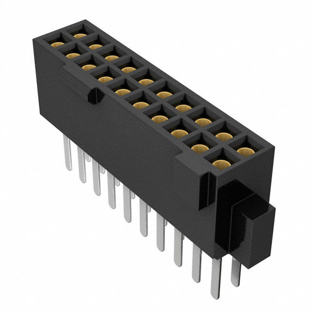 CONN RCPT 20POS 0.05 GOLD PCB