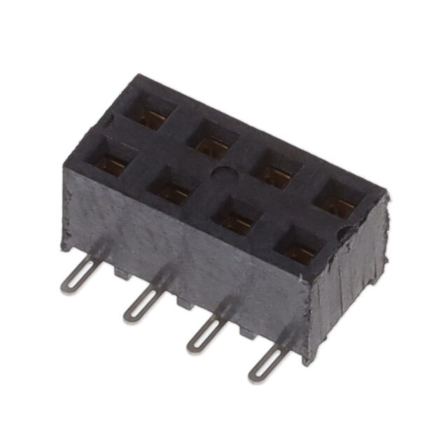 CONN RCPT 8POS 0.079 GOLD SMD