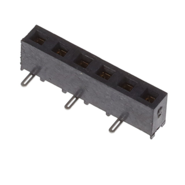 CONN RCPT 6POS 0.079 GOLD SMD