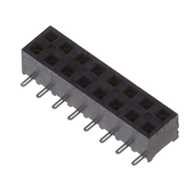 CONN RCPT 16POS 0.079 GOLD SMD