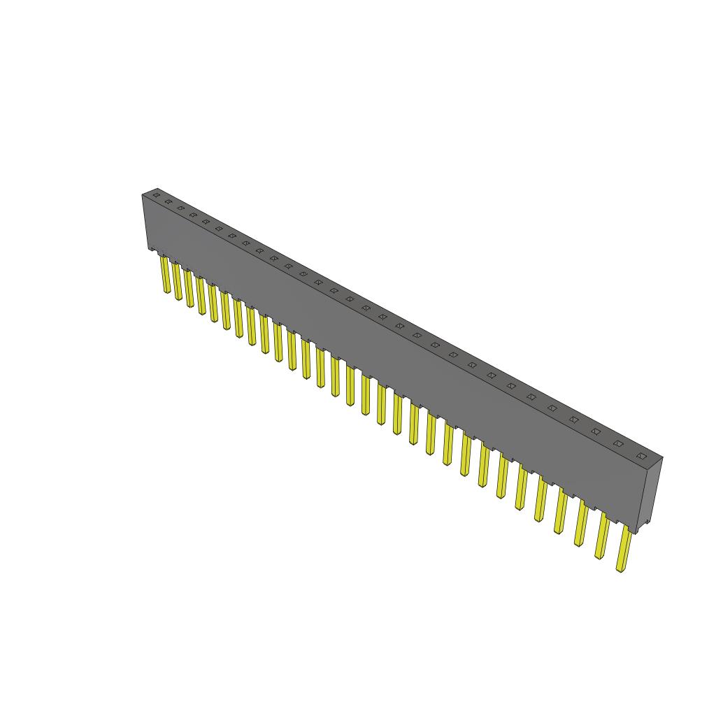 CONN RCPT 30POS 0.079 GOLD PCB