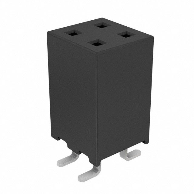 CONN RCPT 4POS 0.079 GOLD SMD