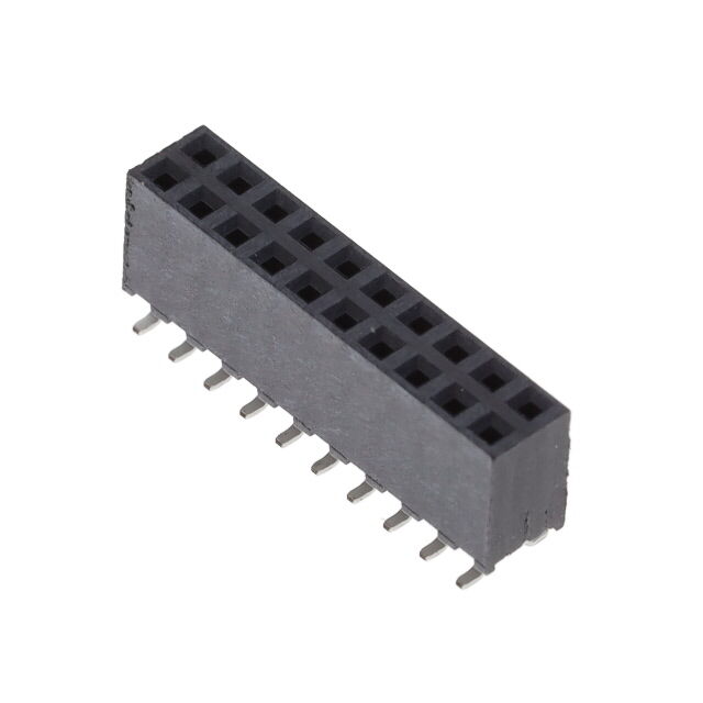 CONN RCPT 20POS 0.079 GOLD SMD