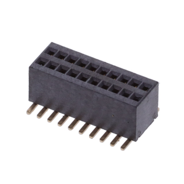 CONN RCPT 10POS 0.031" GOLD SMD