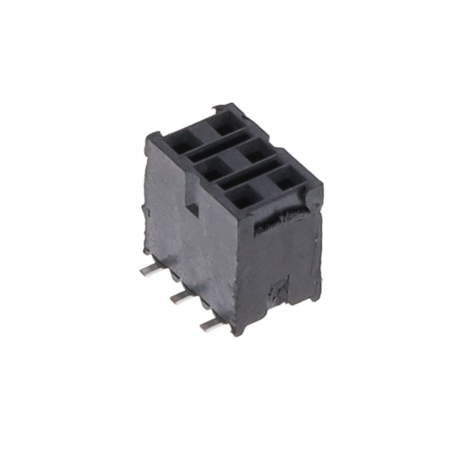 CONN RCPT 6POS 0.1 GOLD SMD