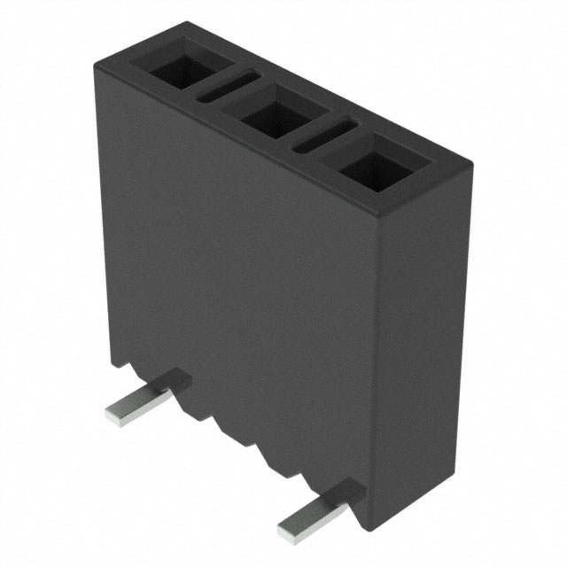 CONN RCPT 3POS 0.1 GOLD SMD