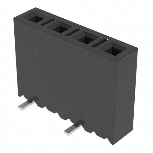 CONN RCPT 4POS 0.1 GOLD SMD