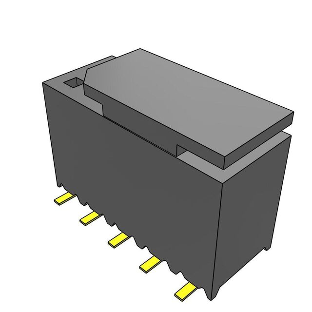 CONN RCPT 10POS 0.1 GOLD SMD