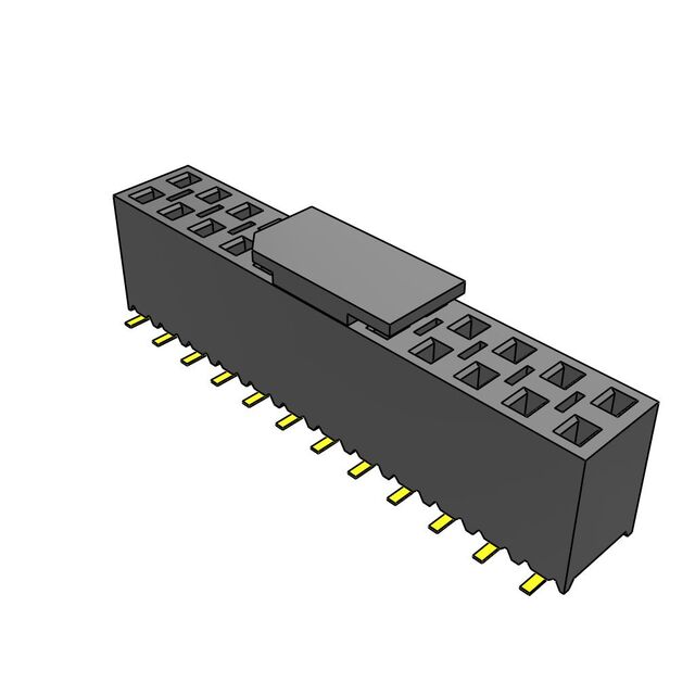 CONN RCPT 24POS 0.1 GOLD SMD