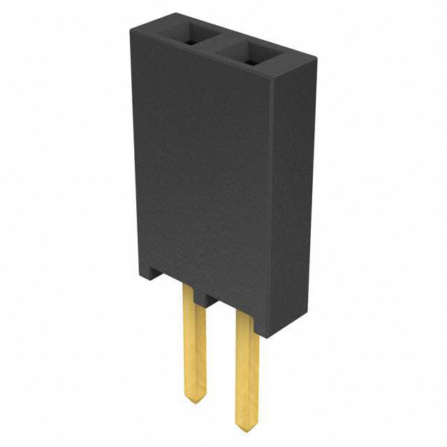 CONN RCPT 2POS 0.1 GOLD PCB