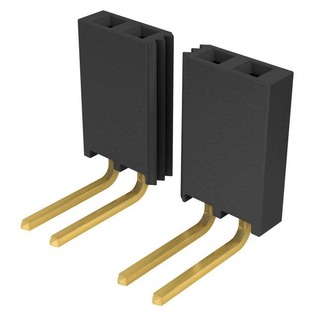 CONN RCPT 8POS 0.1 GOLD PCB R/A