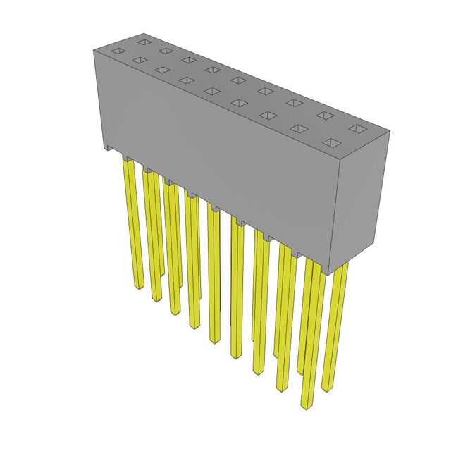 CONN RCPT 18POS 0.1 GOLD PCB