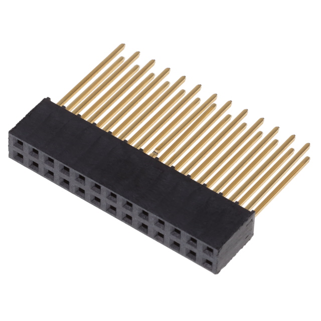 CONN RCPT 26POS 0.1 GOLD PCB