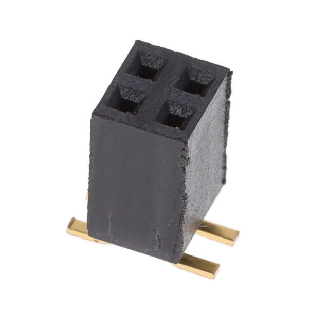 CONN RCPT 4POS 0.1 GOLD SMD