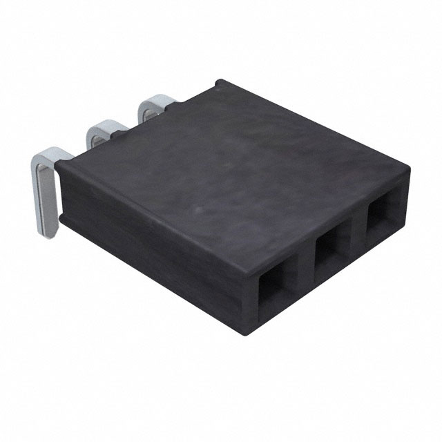 CONN RCPT .100" 3POS R/A SGL AU