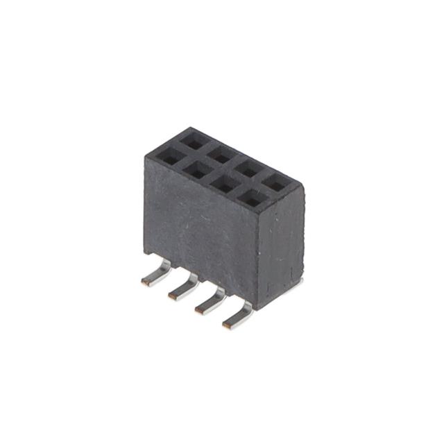 CONN RCPT 8POS 0.1 GOLD SMD