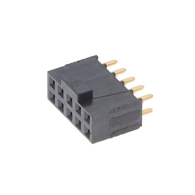 CONN RCPT 10POS 0.1 GOLD PCB