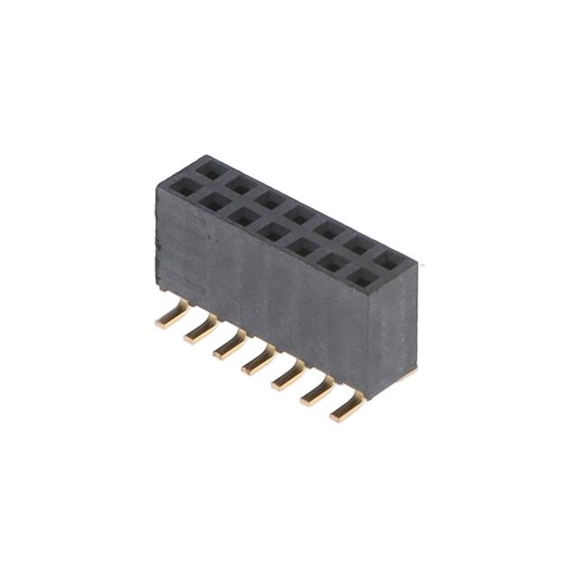 CONN RCPT 14POS 0.1 GOLD SMD