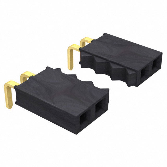 CONN RCPT 18POS 0.1 GOLD PCB R/A