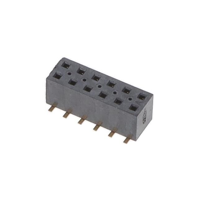CONN RCPT 12POS 0.079 GOLD SMD
