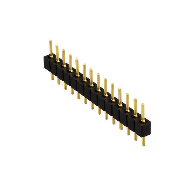 CONN HDR DIP POST 14POS GOLD