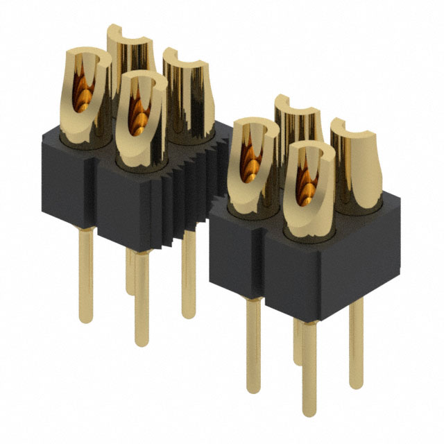 CONN HDR SOLDER 20POS GOLD