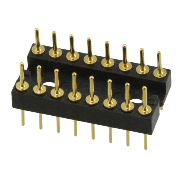 CONN HDR STRIP POST 16POS GOLD