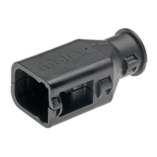 MX150 BACKSHELL RCPT 1X3 W/RIB