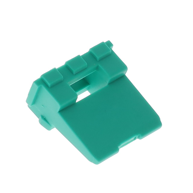 WEDGELOCK 6POS RECEP GREEN