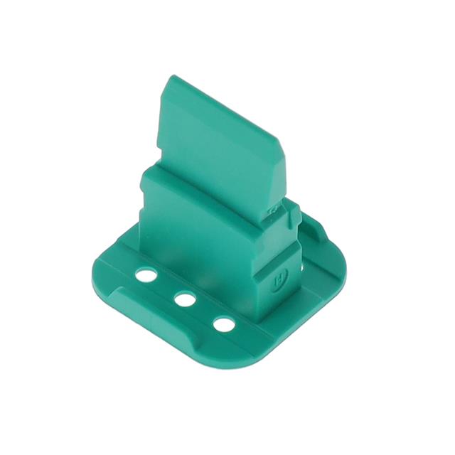 WEDGELOCK 6POS PLUG GREEN