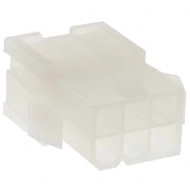 CONN PLUG HSG 6POS 4.20MM