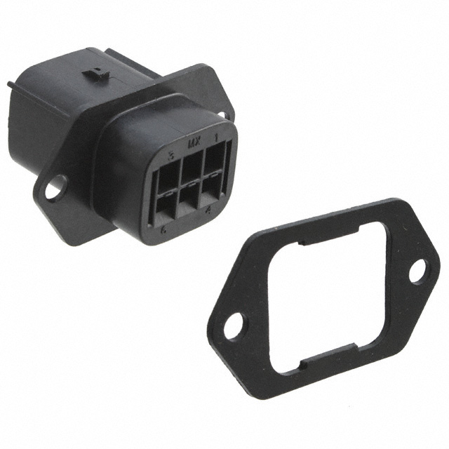 CONN PLUG HSG 6POS 5.84MM