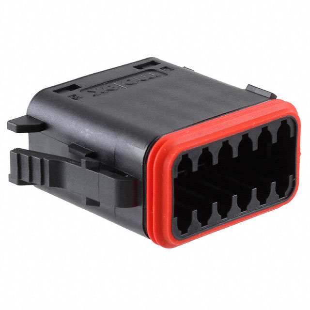 CONN PLUG HSG 12POS BLK