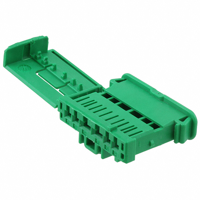 CONN RCPT HSG 6POS GRN
