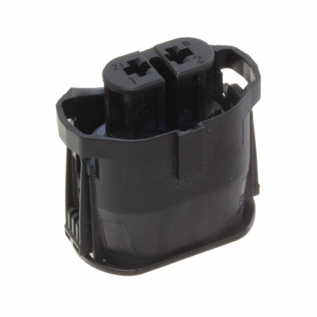 CONN RCPT HSG 2POS 6.10MM