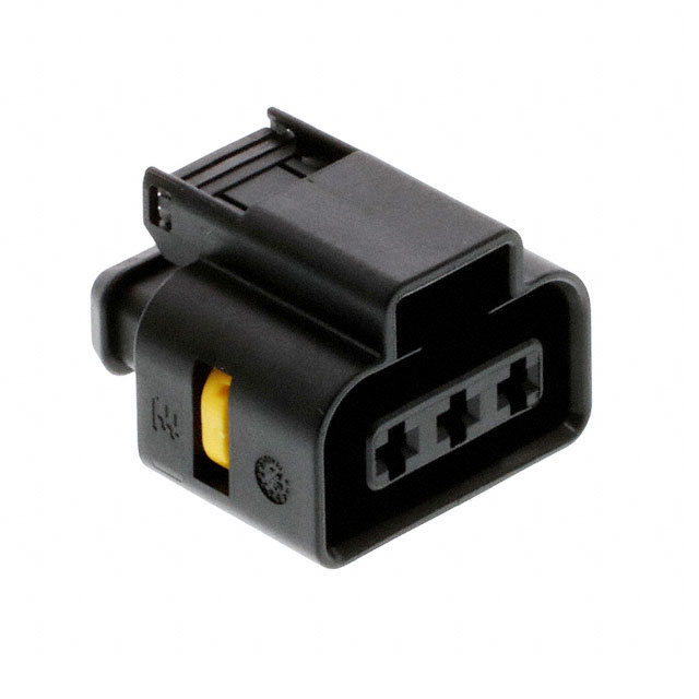 CONN PLUG HSG 3POS 6.50MM