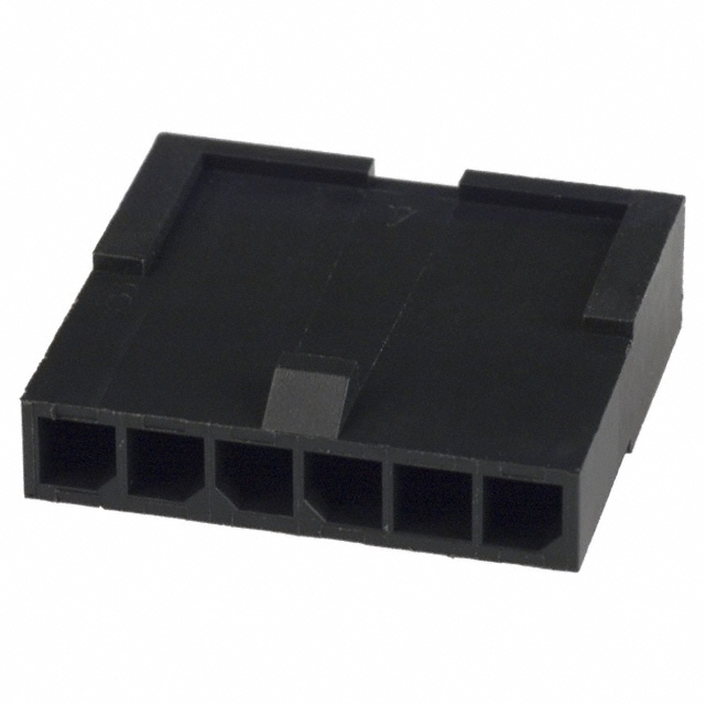 CONN PLUG HSG 6POS 3.00MM