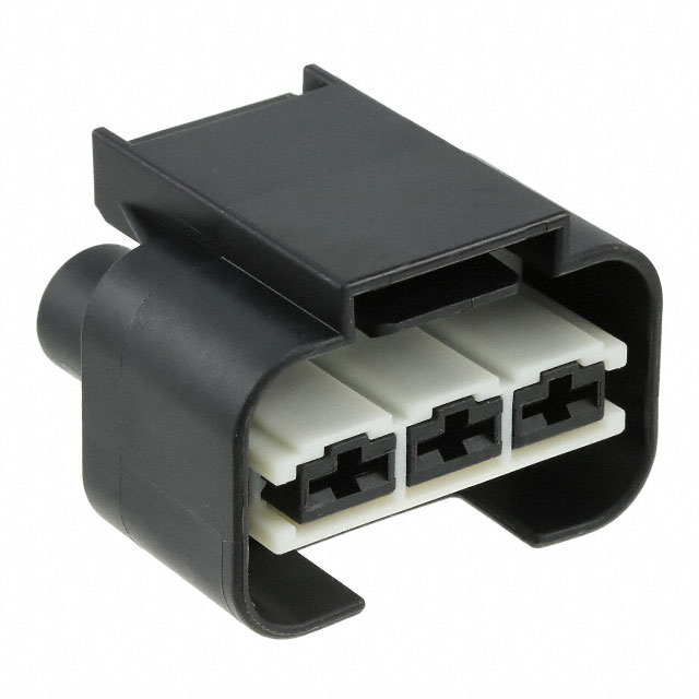 CONN PLUG HSG 3POS BLK
