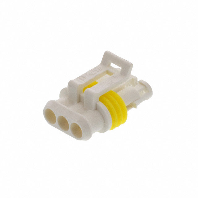 CONN PLUG HSG 3POS 6.00MM