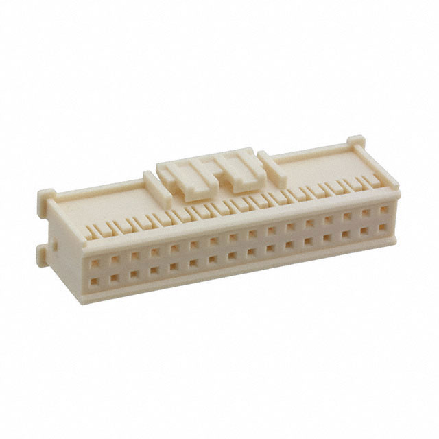 CONN PLUG HSG 32POS 2.50MM