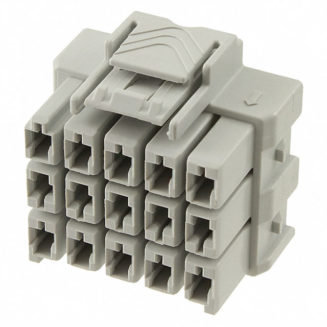 CONN PLUG HSG 15POS 6.00MM